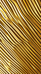 Fototapeta premium Diagonal Wavy Gold Texture