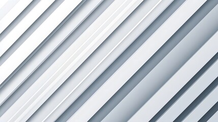 Obraz premium Diagonal White and Gray Stripes