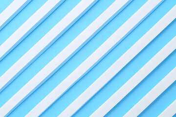 Obraz premium Diagonal White Rectangles on Light Blue Background