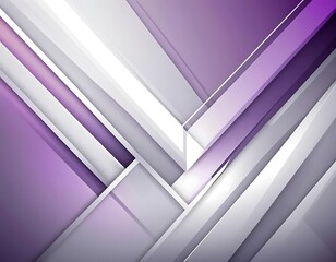 Abstract Geometric Design with Purple and White Stripes