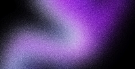 dark purple grainy abstract background noise Glowing abstract shape gradient background, noise texture futuristic dynamic poster header cover wallpaper banner backdrop design on black background