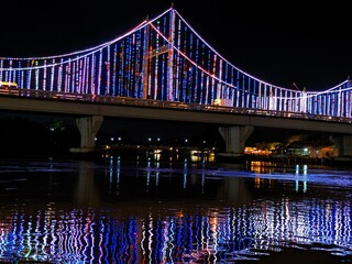 bridge at night