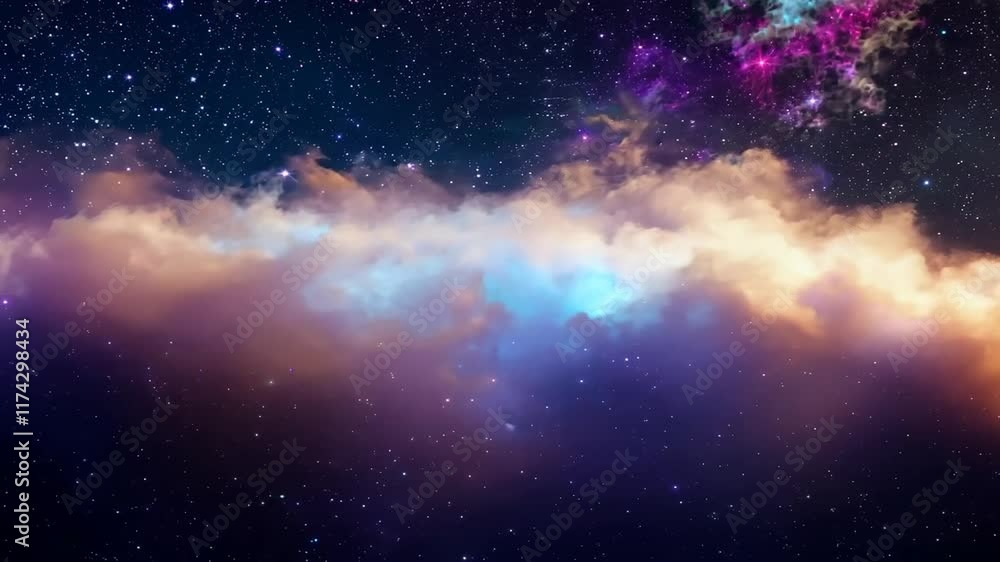 Wall mural beautiful background space space outer background star planet cosmos magical nebula astronaut glow a