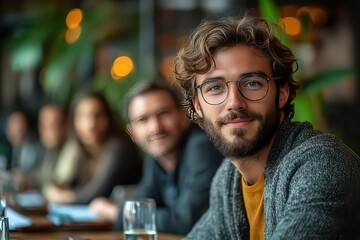 Young Entrepreneur Pitching Ideas to Investors
