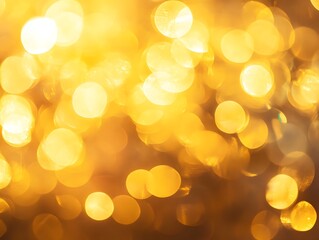 Obraz premium Vibrant Abstract Colorful Bokeh Lights with Shimmering Gold and Blue Tones, Perfect for Festive Backgrounds and Luxurious Design Projects