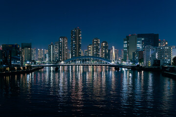 東京湾岸エリアの夜景
