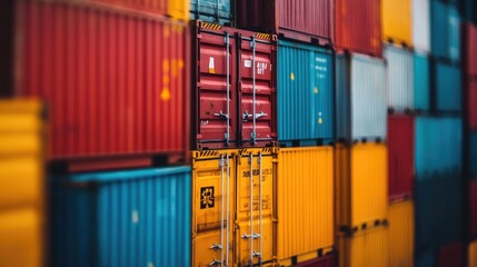 A close-up of neatly stacked export documents and invoices, representing the detailed financial paperwork involved in global trade transactions