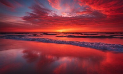 Naklejka premium Nature seasons wallpaper background