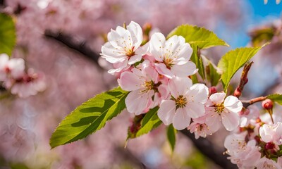 Obraz premium Nature seasons wallpaper background