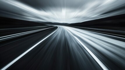 High-Speed Highway: A Motion Blur Masterpiece