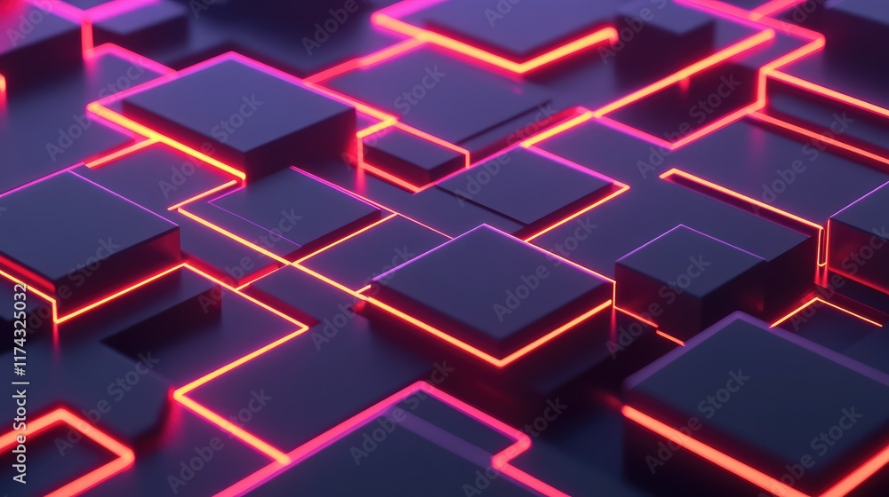 Poster abstract digital pathways representing ethical ai decisions, with glowing nodes symbolizing moral ch