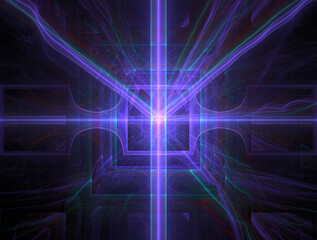 Imaginatory fractal abstract background Image