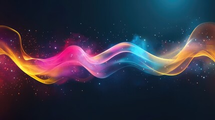 Obraz premium Energy Flow Background