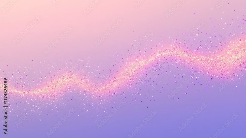 Poster abstract glowing pathways of ai data processing in development phases on a clean gradient background