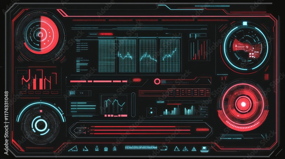 Aufkleber a futuristic digital interface with glowing data representing ethical decision-making in ai, with pl