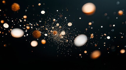 Sparkling Gold   Silver Festive Background  Holiday Glitter  New Year s  Christmas