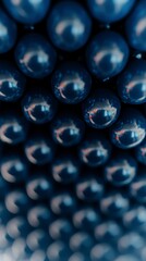 Abstract Blue 3D Sphere Background  Shiny Glossy Balls Texture