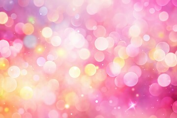 Pink Watercolor Bokeh Wallpaper Design, Colorful Light Pink Background