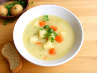 Kartoffelsuppe food comes from Germany: Potato soup.