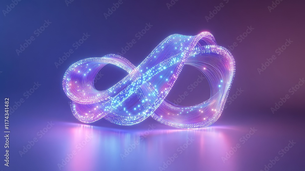 Poster glowing ai models for small businesses, visualized through data streams and digital connections on a