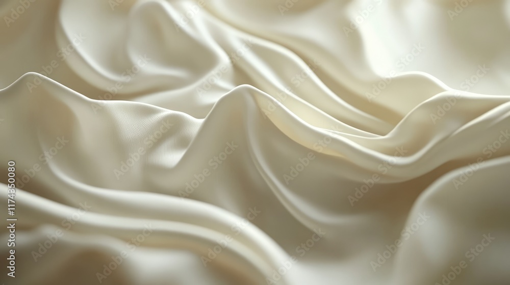 Aufkleber flowing 3d fabric animation creating a calming effect
