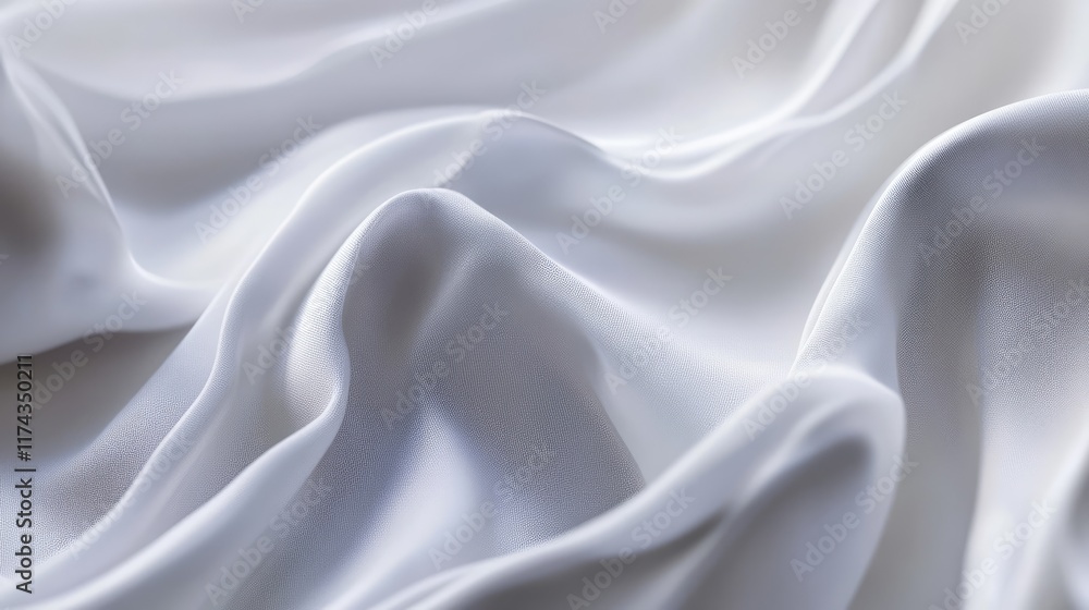 Aufkleber flowing 3d fabric animation creating a calming effect