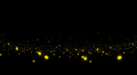 Fireflies glowing overlay