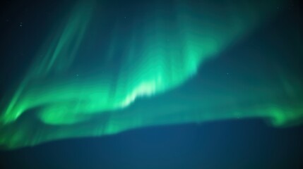 Majestic Northern Lights Dancing Over a Starry Night Sky