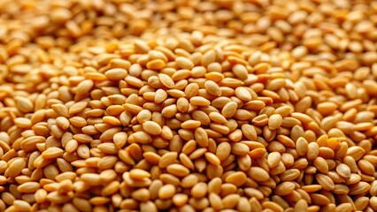 Fototapeta premium Sesame Seeds Close-Up, Healthy Food, Copy Space