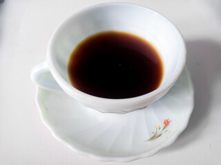 cup coffee isolated on white background 