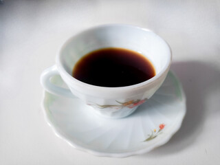cup coffee isolated on white background 