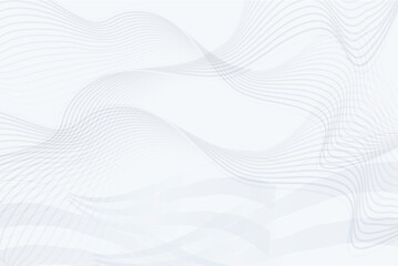 White abstract background with waves