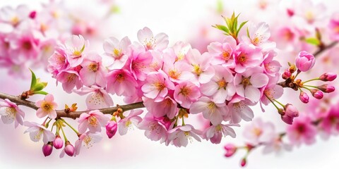Tilt-Shift Sakura Blossoms - AI Generated Photo