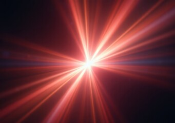 Bright light burst creates colorful rays in a dynamic abstract background design