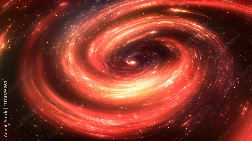 Poster cosmic swirl event outer space digital art universe abstract energy