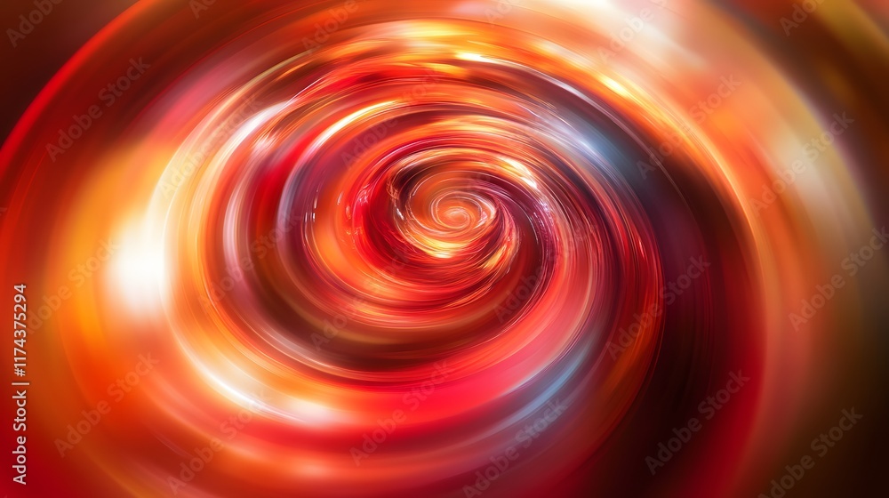 Poster vibrant swirl of colorful light abstract art digital creation studio environment close-up view visua