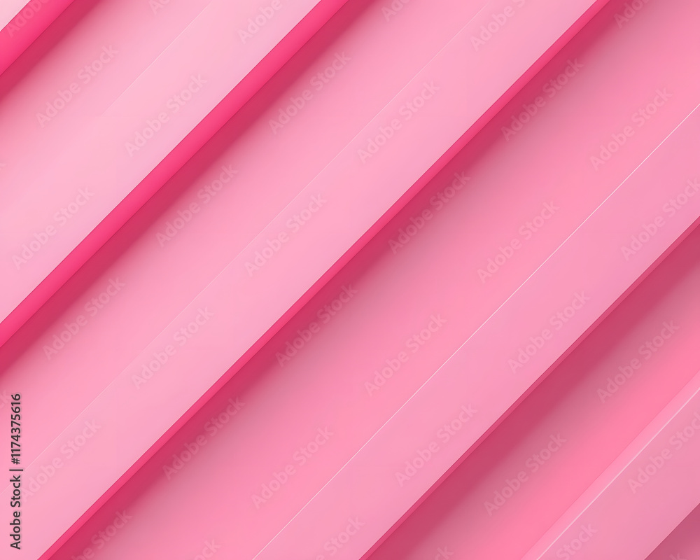 Poster abstract pink diagonal stripe pattern