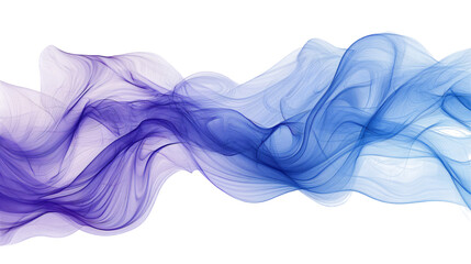 Abstract Swirling Purple and Blue Hues Flowing Ink Design Dynamic Fluid Art Background