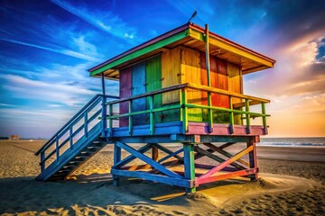 Venice Beach Pride Rainbow Lifeguard Stand Urban Exploration