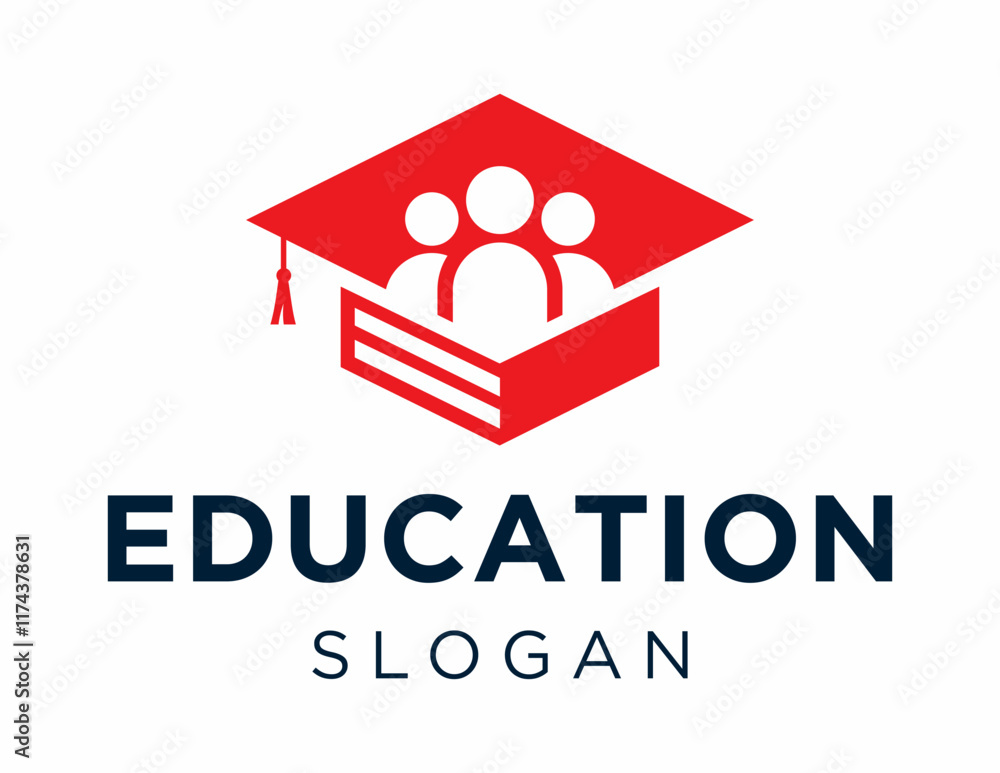 Poster the logo design is about education and was created using the corel draw 2018 application with a whit