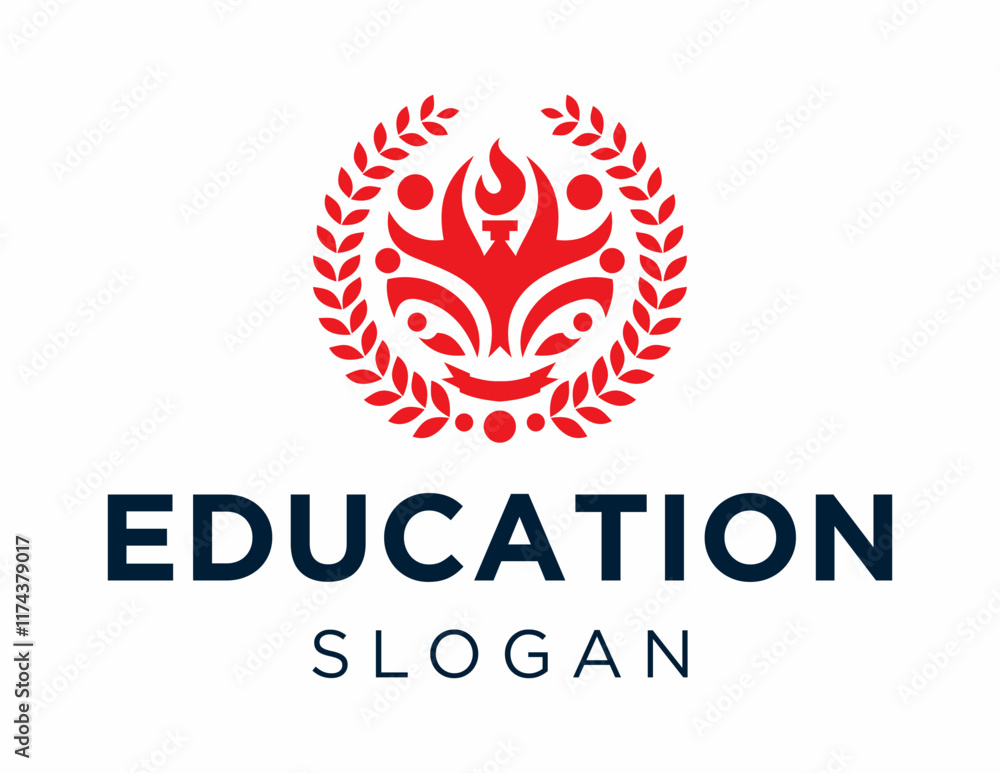 Poster the logo design is about education and was created using the corel draw 2018 application with a whit