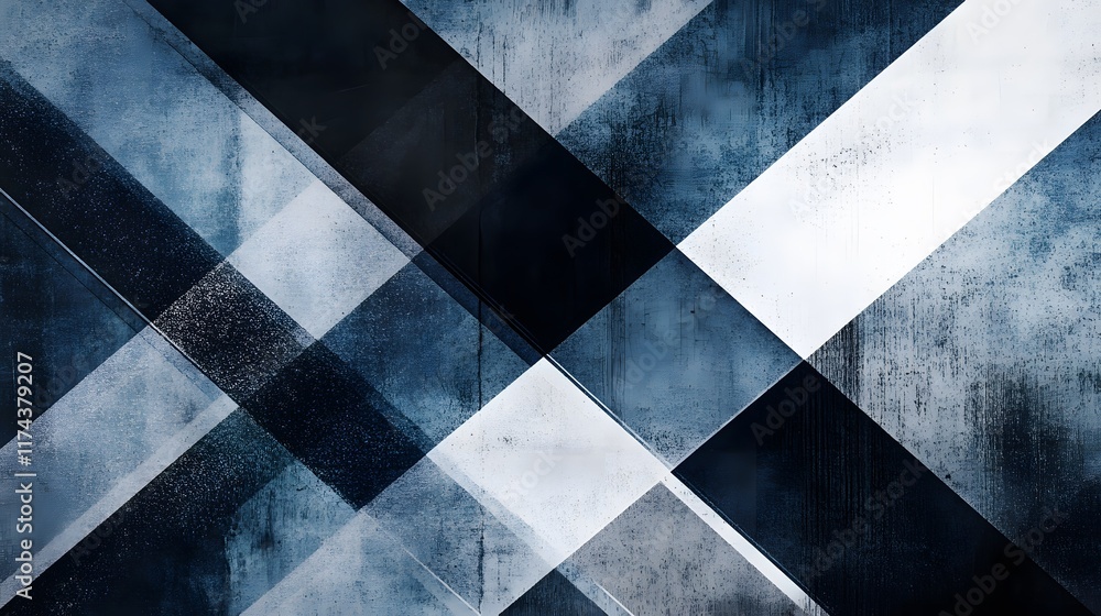 Poster dynamic abstract art patterns modern design studio digital artwork minimalist environment aesthetic 