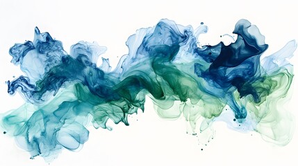 Fluid motion artistry abstract design digital illustration contemporary style aesthetic harmony