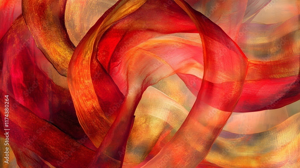 Poster dynamic abstract art composition studio digital artwork colorful textures close-up visual expression