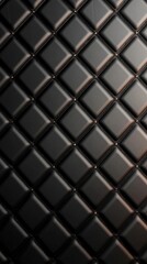 Dark Diamond Pattern  Black Texture  3D Wall Panel  Luxury Background  Geometric Design