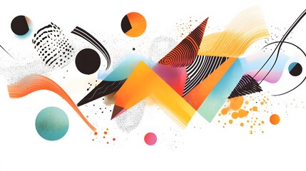 Obraz premium Dynamic abstract art composition creative studio digital artwork modern environment artistic viewpoint visual concept