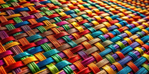 Woven Fabric Minimalist Light and Shadow