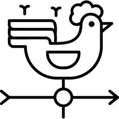 Weathercock Icon