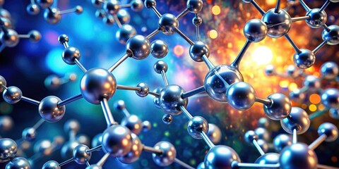 Zinc Scientific Medical Research Bokeh Image,  Cellular Level,  Health Benefits