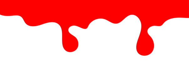 Blood drips pattern and splatters liquid stain texture. Splashes and drops form. Dripping blood pattern. Blood splatter, sweet blob liquid. red blood  paint splashes. vector illustration